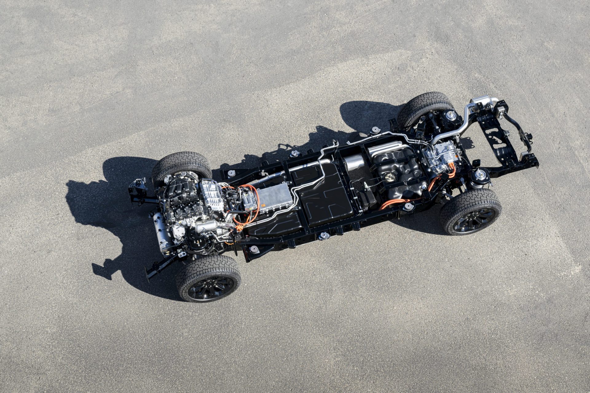 Chassis et plateforme électrique du Ram 1500 Ramcharger 2025