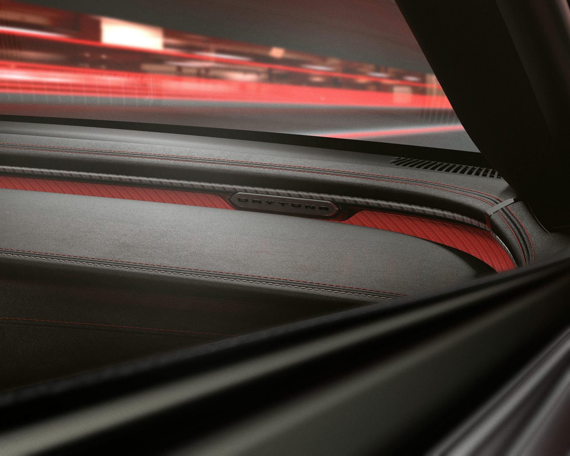 détail intérieur de la Dodge Charger Daytona 2024 